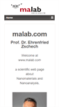 Mobile Screenshot of malab.com