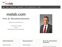 Tablet Screenshot of malab.com